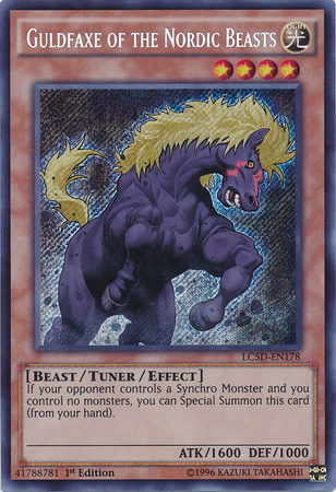 Guldfaxe of the Nordic Beasts [LC5D-EN178] Secret Rare - Duel Kingdom