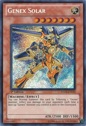 Genex Solar [HA02-EN010] Secret Rare - Duel Kingdom