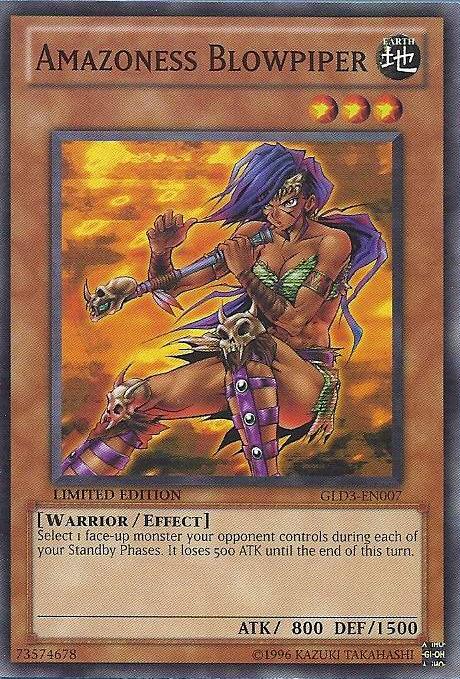 Amazoness Blowpiper [GLD3-EN007] Common - Duel Kingdom