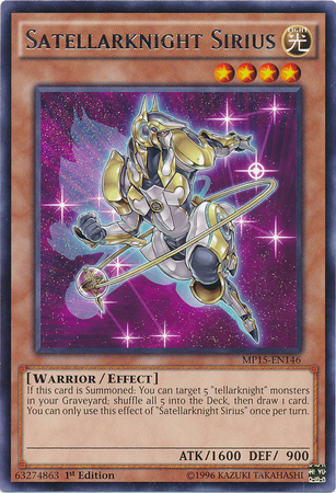 Satellarknight Sirius [MP15-EN146] Rare - Duel Kingdom