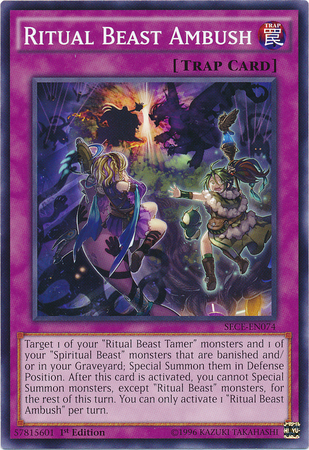 Ritual Beast Ambush [SECE-EN074] Common - Duel Kingdom