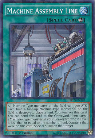 Machine Assembly Line [BP03-EN167] Shatterfoil Rare - Duel Kingdom