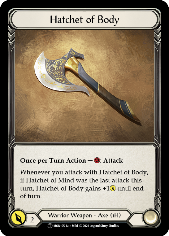 Hatchet of Body // Boltyn [U-MON105 // U-MON030] Unlimited Normal - Duel Kingdom