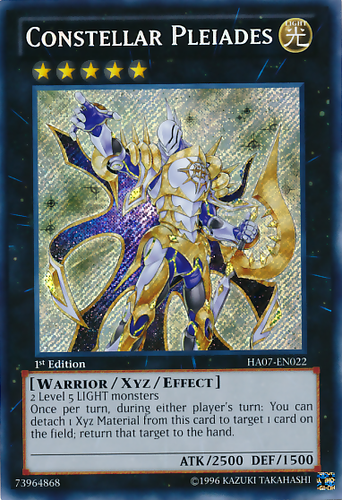 Constellar Pleiades [HA07-EN022] Secret Rare - Duel Kingdom