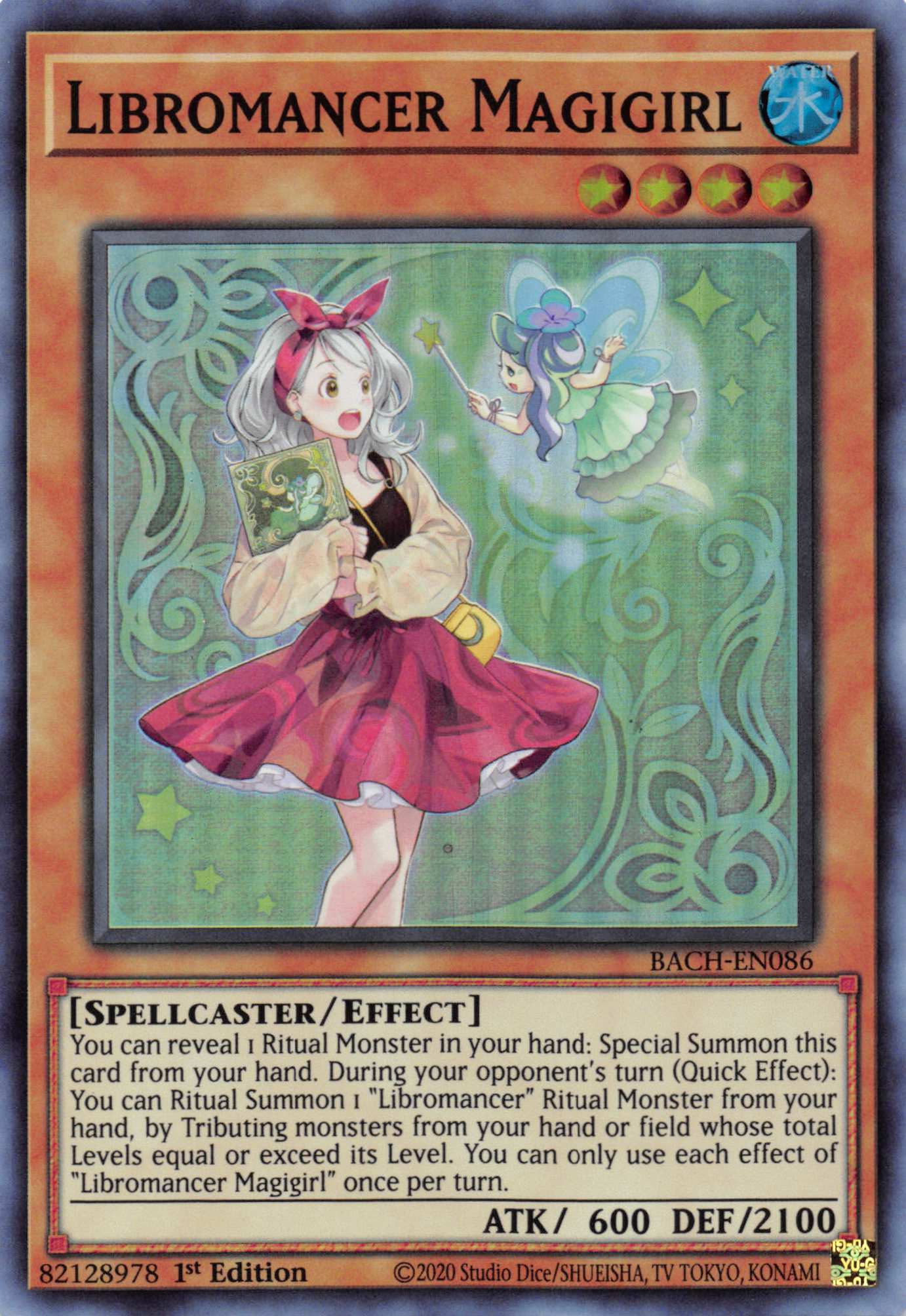 Libromancer Magigirl [BACH-EN086] Super Rare - Duel Kingdom