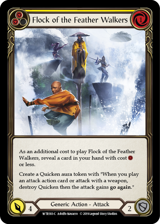 Flock of the Feather Walkers (Yellow) [WTR183-C] Alpha Print Normal - Duel Kingdom