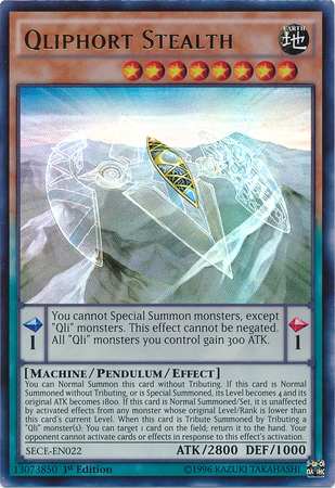 Qliphort Stealth [SECE-EN022] Ultra Rare - Duel Kingdom