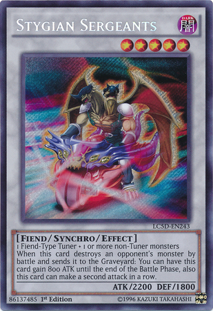 Stygian Sergeants [LC5D-EN243] Secret Rare - Duel Kingdom