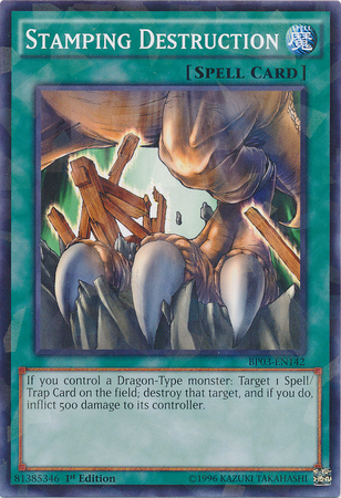 Stamping Destruction [BP03-EN142] Shatterfoil Rare - Duel Kingdom