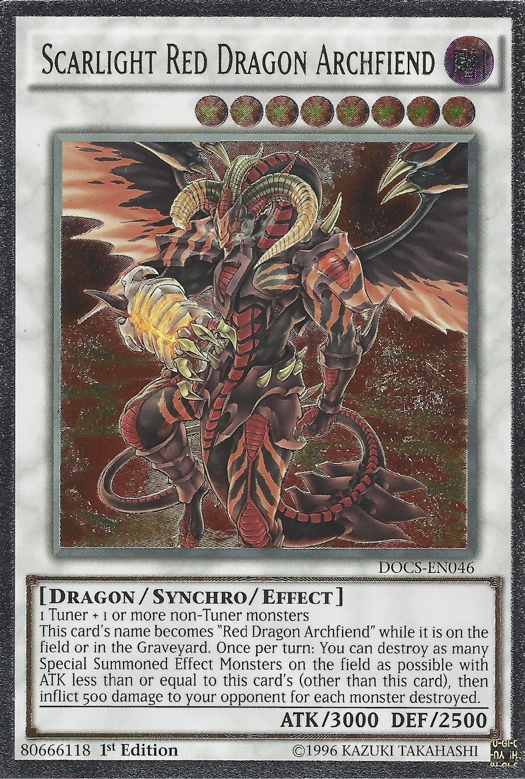 Scarlight Red Dragon Archfiend (UTR) [DOCS-EN046] Ultimate Rare - Duel Kingdom