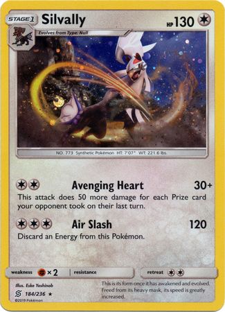 Silvally (Cosmos Holo) (184/236) [Sun & Moon: Unified Minds] - Duel Kingdom