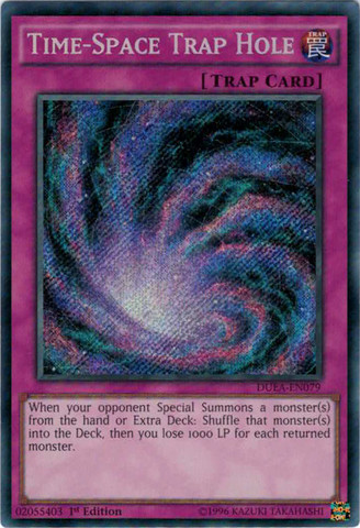 Time-Space Trap Hole [DUEA-EN079] Secret Rare - Duel Kingdom