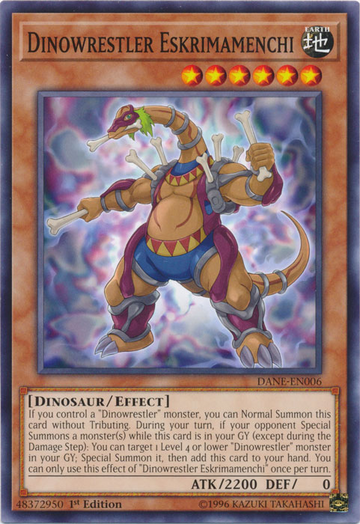 Dinowrestler Eskrimamenchi [DANE-EN006] Common - Duel Kingdom