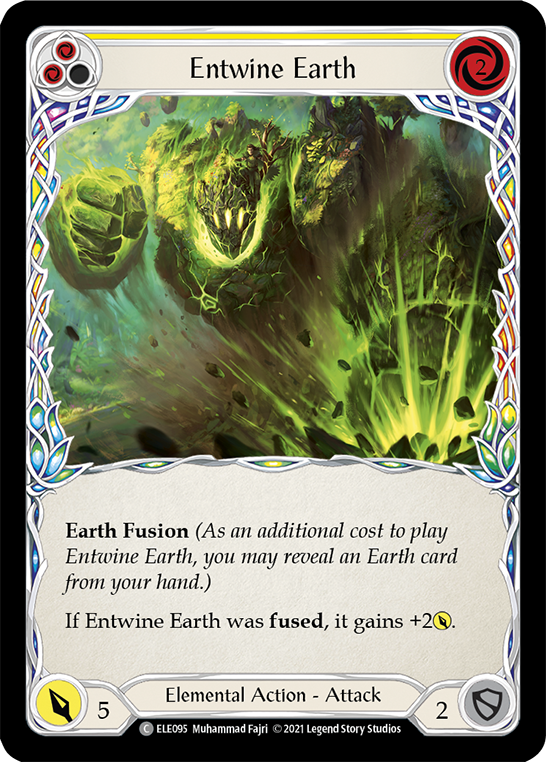Entwine Earth (Yellow) [ELE095] 1st Edition Normal - Duel Kingdom