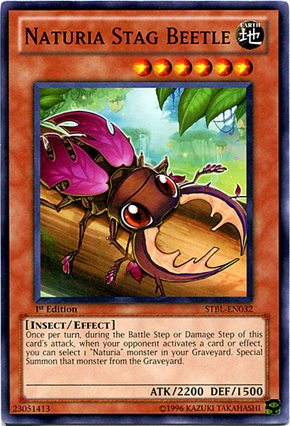 Naturia Stag Beetle [STBL-EN032] Common - Duel Kingdom