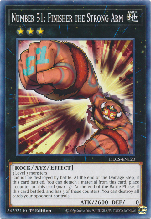 Number 51: Finisher the Strong Arm [DLCS-EN120] Common - Duel Kingdom