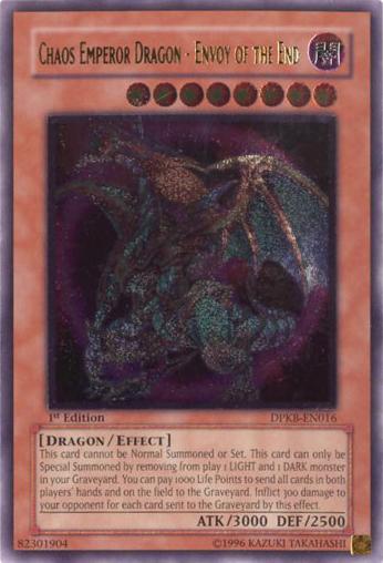 Chaos Emperor Dragon - Envoy of the End [DPKB-EN016] Ultimate Rare - Duel Kingdom