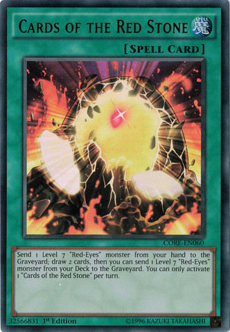 Cards of the Red Stone [CORE-EN060] Ultra Rare - Duel Kingdom