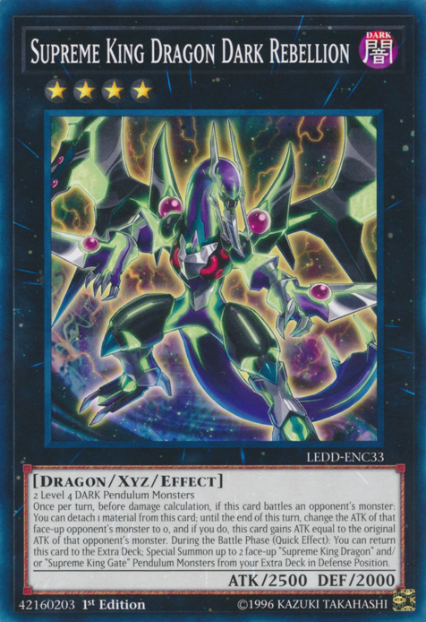 Supreme King Dragon Dark Rebellion [LEDD-ENC33] Common - Duel Kingdom