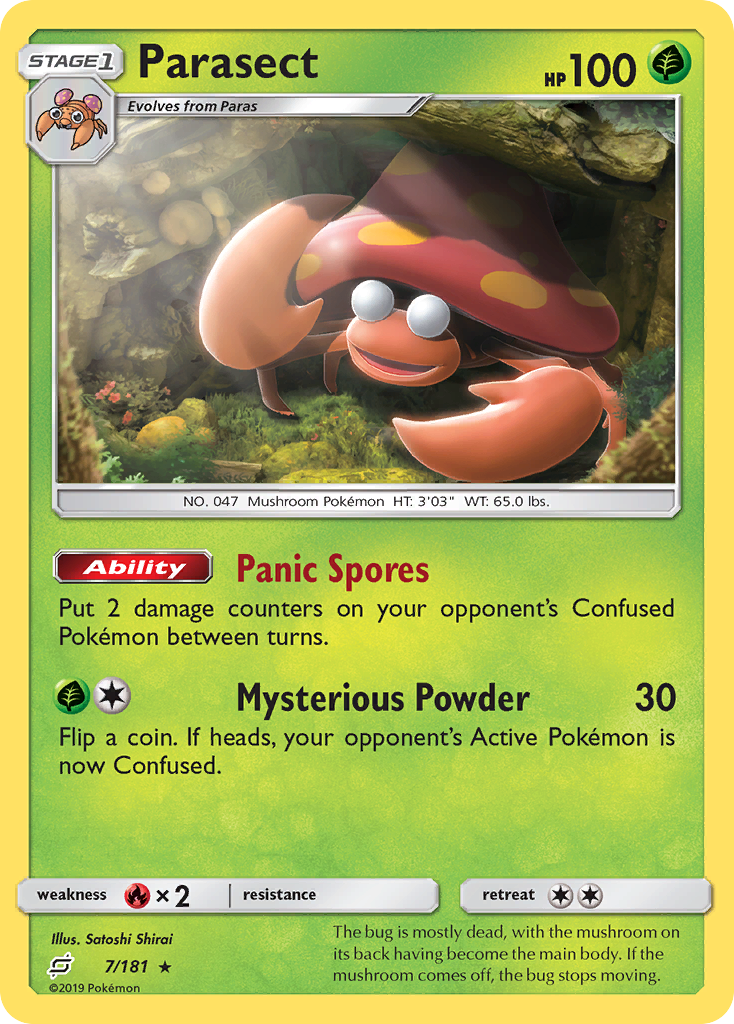 Parasect (7/181) [Sun & Moon: Team Up] - Duel Kingdom
