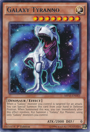 Galaxy Tyranno [MP15-EN003] Rare - Duel Kingdom