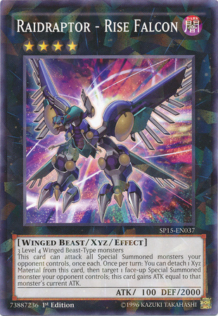 Raidraptor - Rise Falcon [SP15-EN037] Shatterfoil Rare - Duel Kingdom