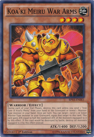 Koa'ki Meiru War Arms [BP03-EN061] Common - Duel Kingdom