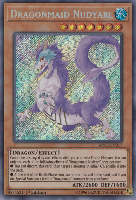 Dragonmaid Nudyarl [MYFI-EN017] Secret Rare - Duel Kingdom