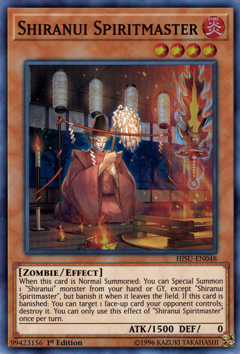 Shiranui Spiritmaster [HISU-EN048] Super Rare - Duel Kingdom