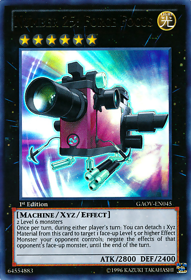 Number 25: Force Focus [GAOV-EN045] Ultra Rare - Duel Kingdom