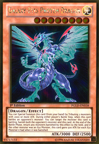 Galaxy-Eyes Photon Dragon [PGLD-EN038] Gold Rare - Duel Kingdom