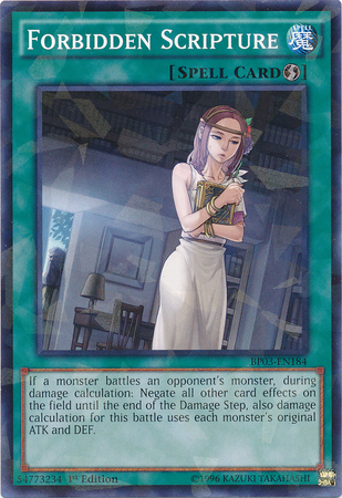 Forbidden Scripture [BP03-EN184] Shatterfoil Rare - Duel Kingdom