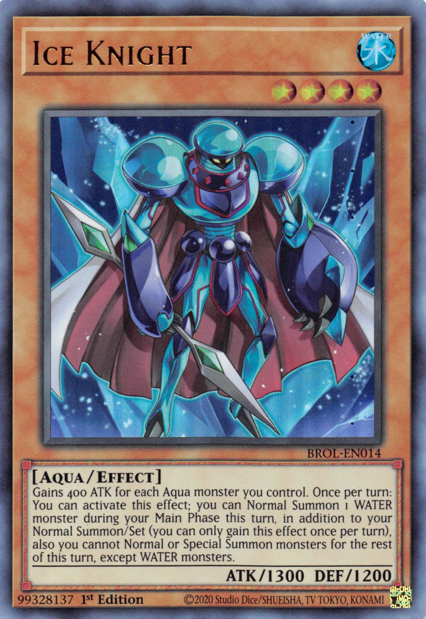 Ice Knight [BROL-EN014] Ultra Rare - Duel Kingdom