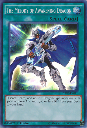 The Melody of Awakening Dragon [CROS-EN091] Super Rare - Duel Kingdom