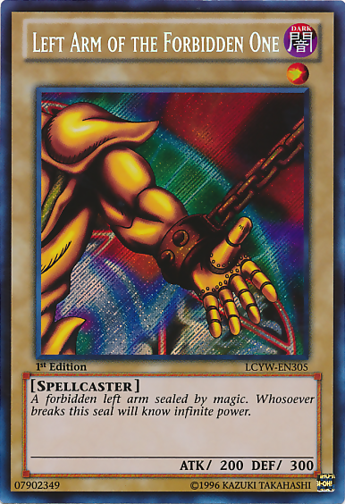 Left Arm of the Forbidden One [LCYW-EN305] Secret Rare - Duel Kingdom