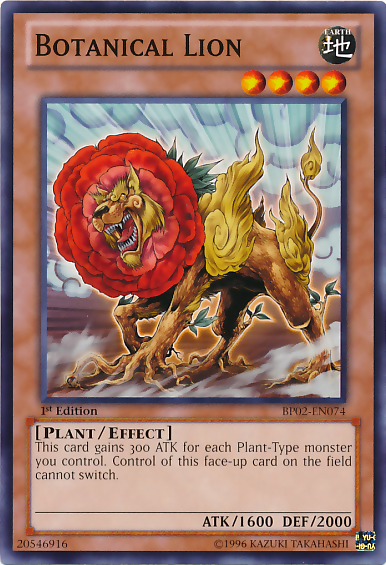 Botanical Lion [BP02-EN074] Common - Duel Kingdom