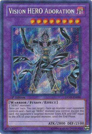 Vision Hero Adoration [GENF-EN096] Secret Rare - Duel Kingdom