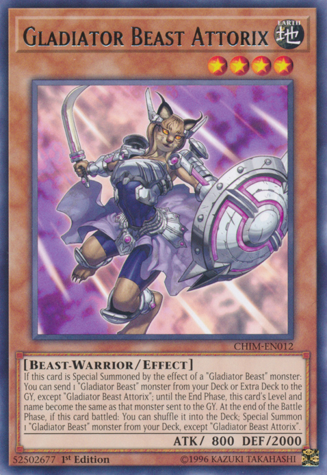 Gladiator Beast Attorix [CHIM-EN012] Rare - Duel Kingdom