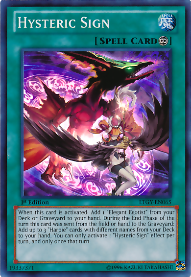 Hysteric Sign [LTGY-EN065] Super Rare - Duel Kingdom