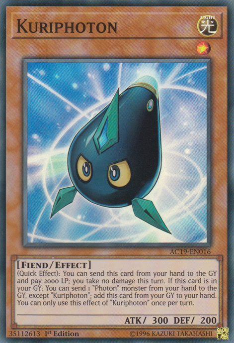 Kuriphoton [AC19-EN016] Super Rare - Duel Kingdom