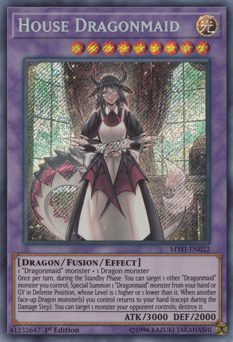 House Dragonmaid [MYFI-EN022] Secret Rare - Duel Kingdom