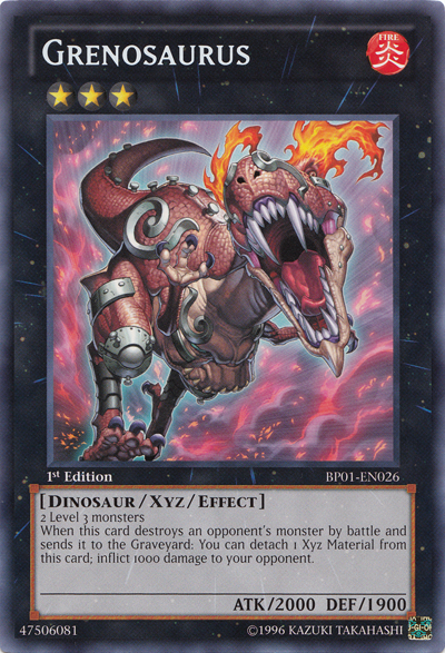 Grenosaurus [BP01-EN026] Rare - Duel Kingdom