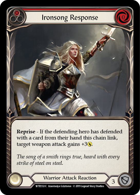 Ironsong Response (Red) [WTR132-C] Alpha Print Normal - Duel Kingdom