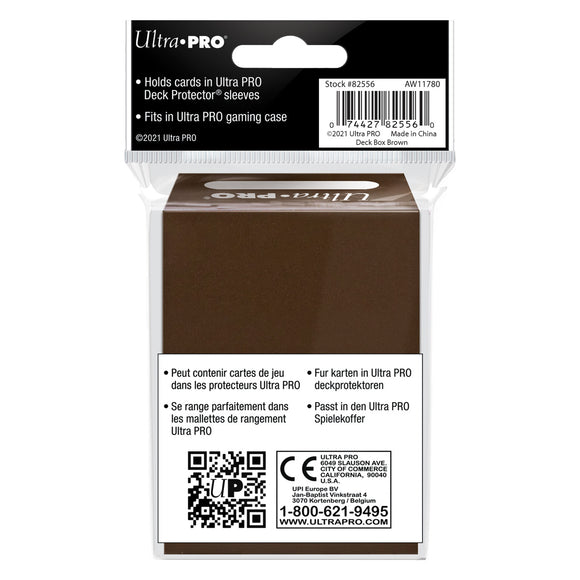 Ultra-Pro Brown Deck Box