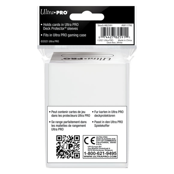 Ultra-Pro White Deck Box