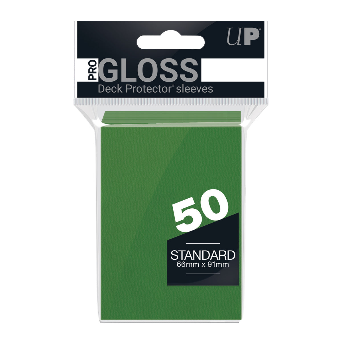 50ct Pro-Gloss Green Standard Deck Protectors - Duel Kingdom