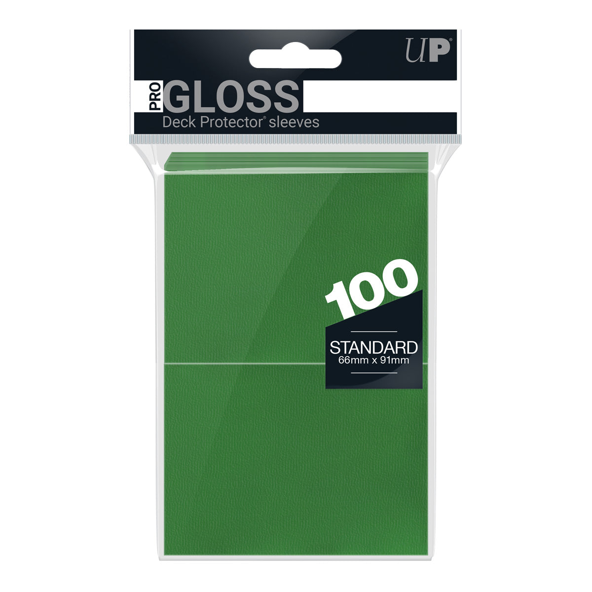 100ct Pro-Gloss Green Standard Deck Protectors