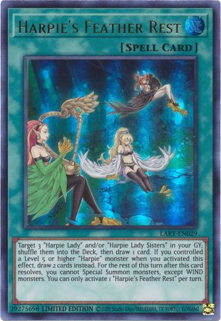 Harpie's Feather Rest [LART-EN029] Ultra Rare - Duel Kingdom