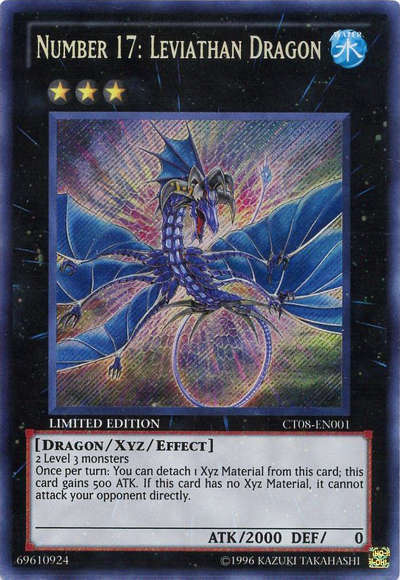 Number 17: Leviathan Dragon [CT08-EN001] Secret Rare - Duel Kingdom