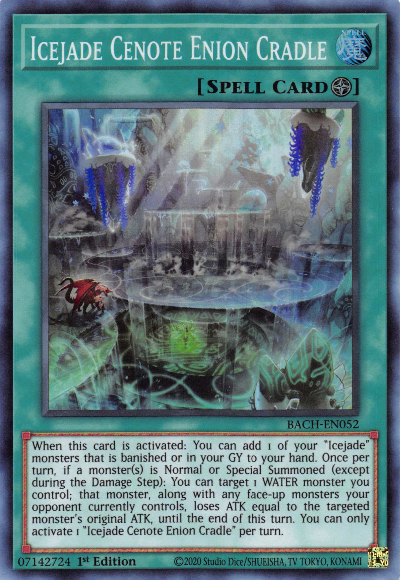 Icejade Cenote Enion Cradle [BACH-EN052] Super Rare - Duel Kingdom